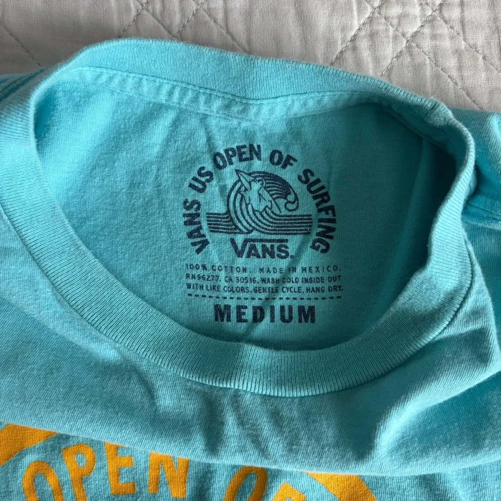 Blue Vans 2014 Surf Short Sleeve Tee - Picture 3 of 5